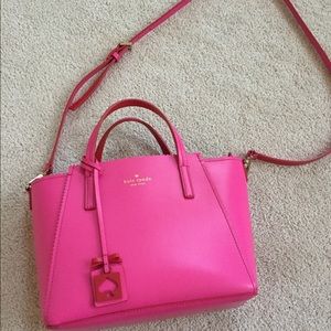Hot Pink Kate Spade Handbag - EUC